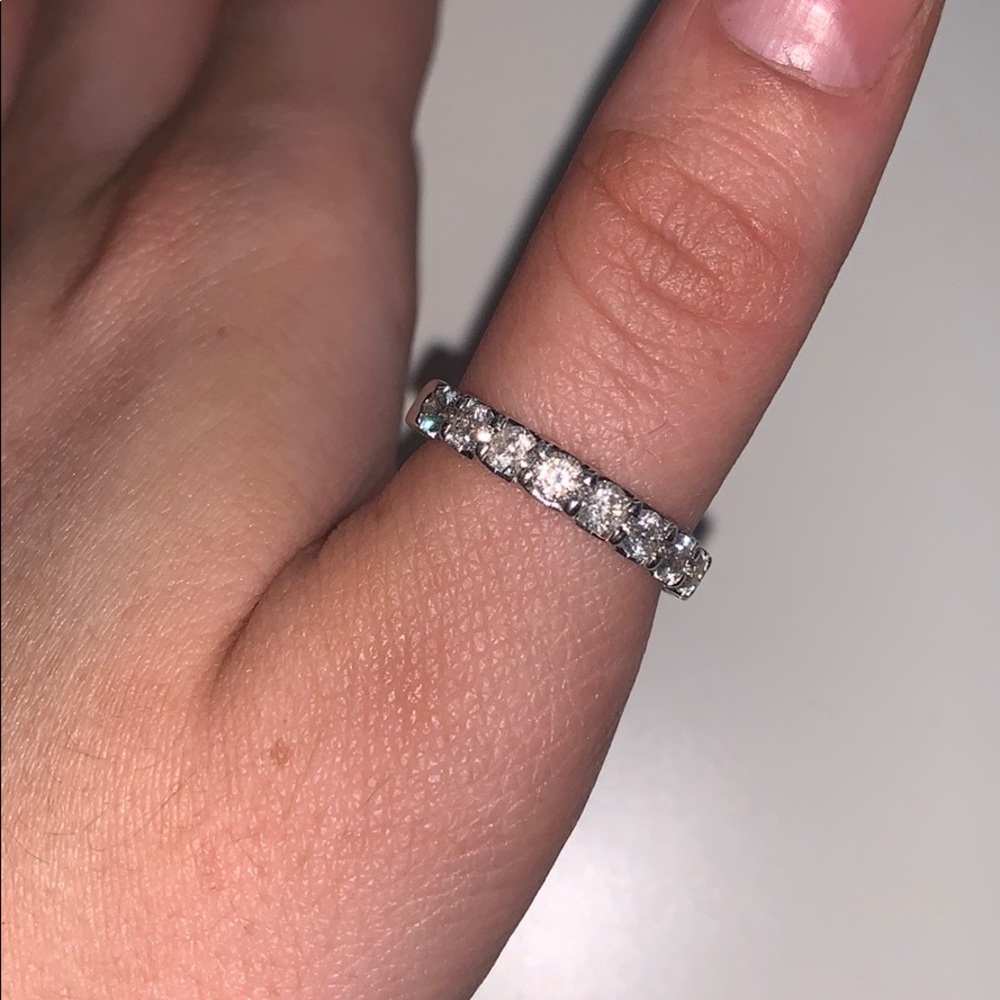 1 ct tw 14kw diamond band / ring. - Picture 3 of 6